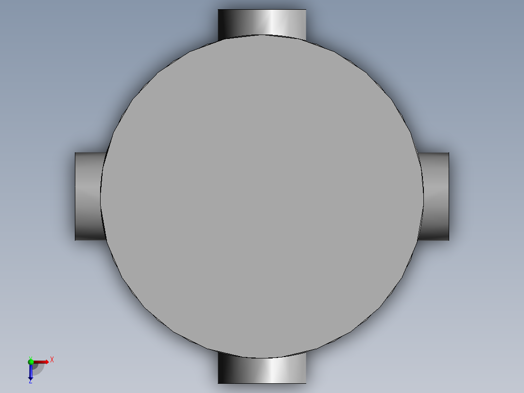 pvc conduit--cross俯视图