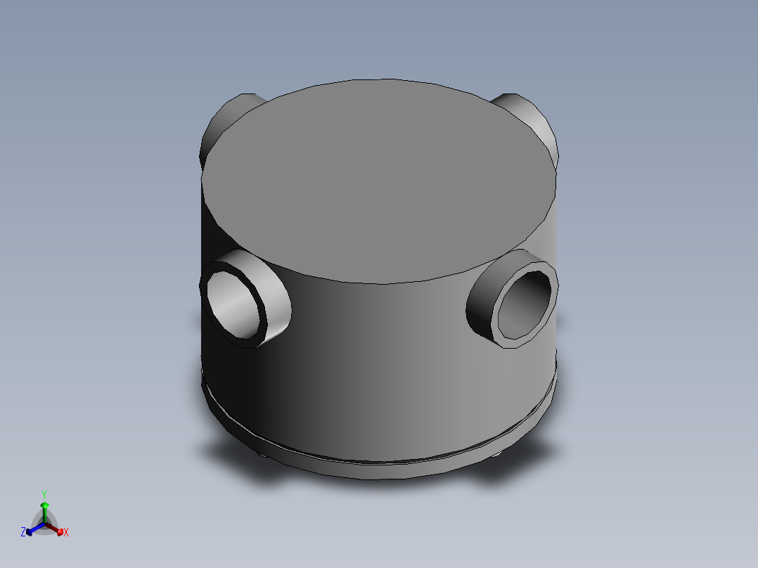 pvc conduit--cross正等轴测图