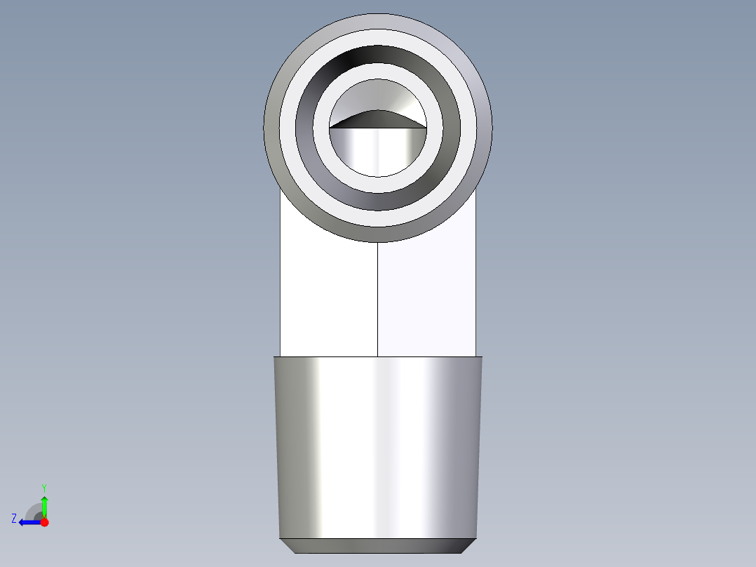 卡套式工业通用硬管接头EO_Male_stud_elbow_WE08LM71X右视图