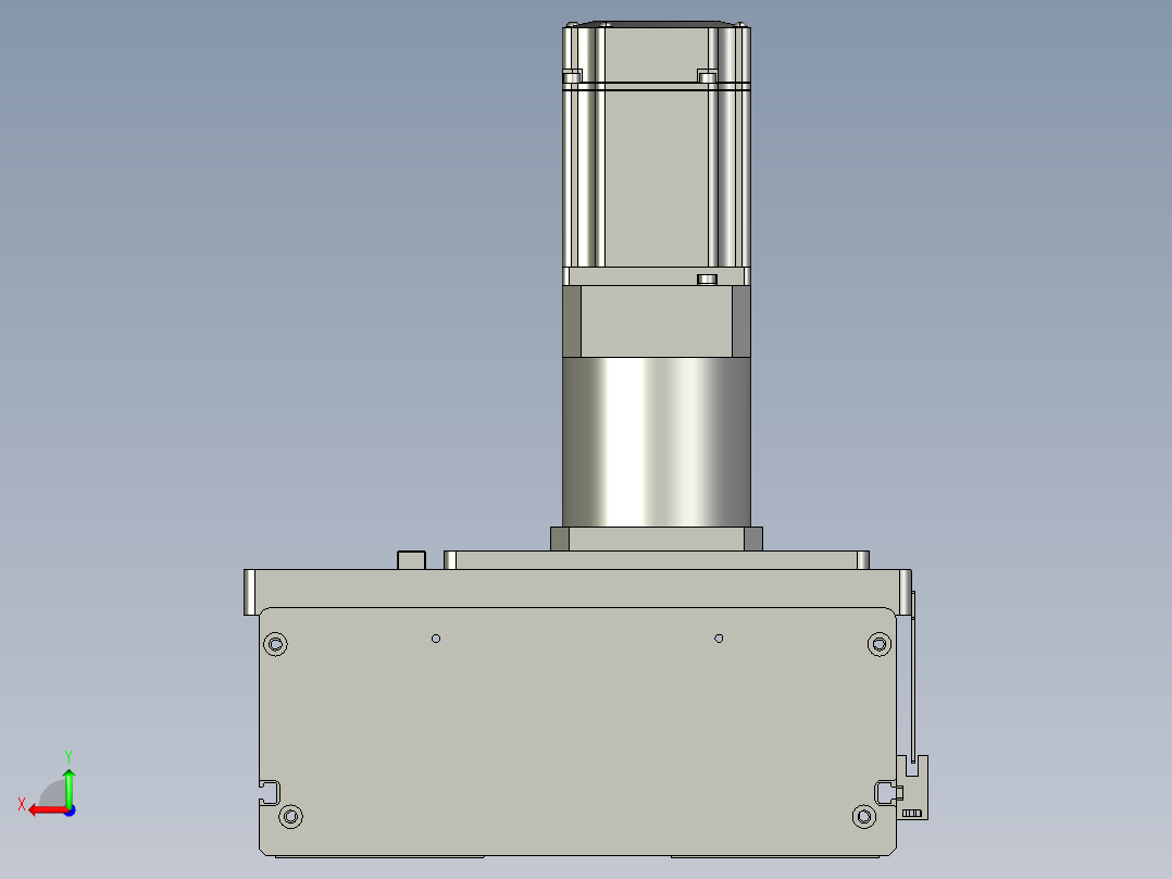 东锦齿条传动DH270G-L167-S600-BU-减速机+750W后视图