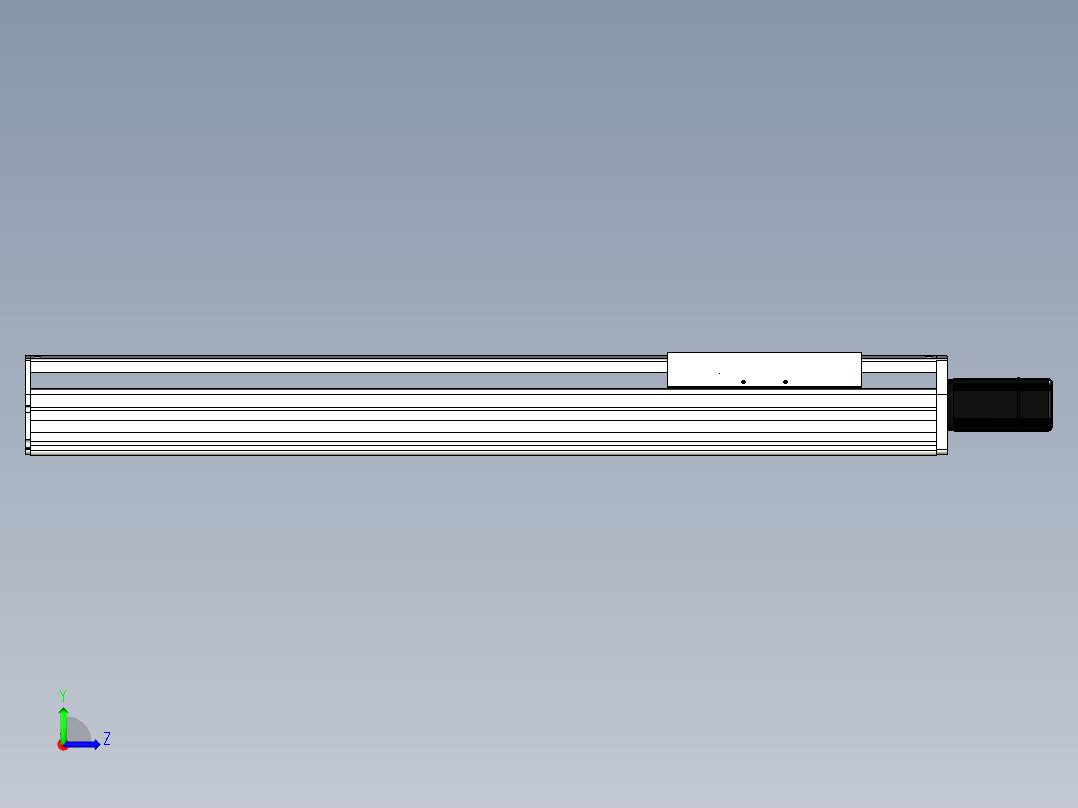 Toyo东佑达直线模组-ETH22-700-BC-400W左视图