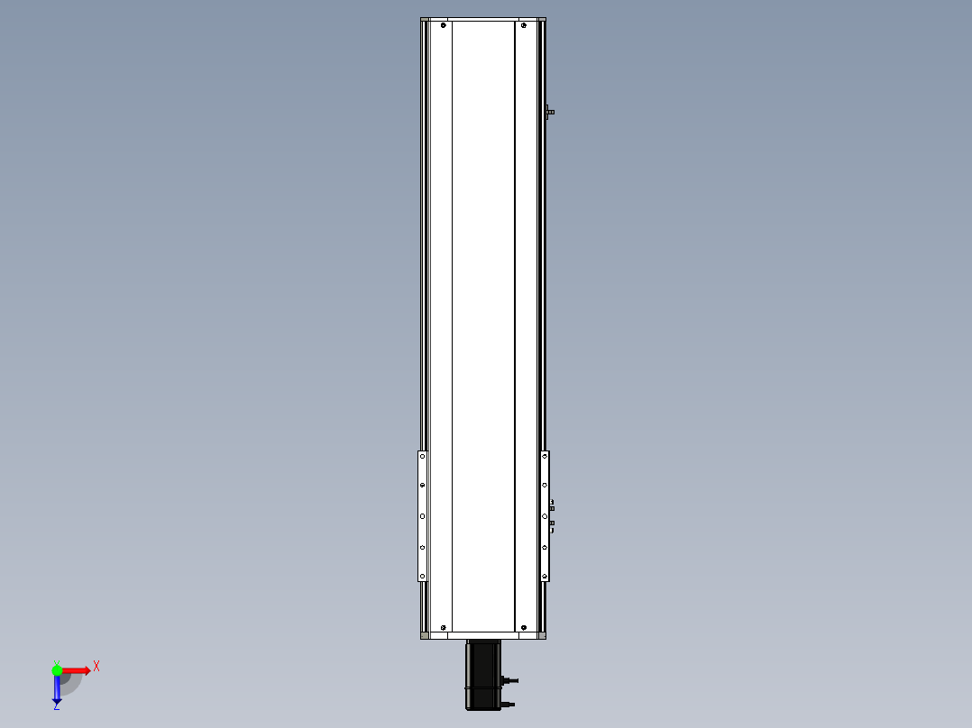Toyo东佑达直线模组-ETH22-700-BC-400W俯视图