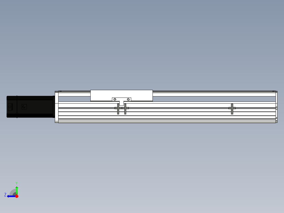 Toyo东佑达直线模组-ETH22-400-BC-750W+煞車右视图