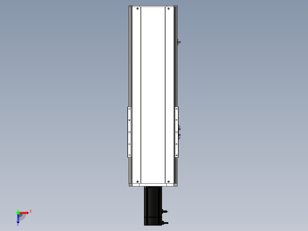 Toyo东佑达直线模组-ETH22-400-BC-750W+煞車俯视图