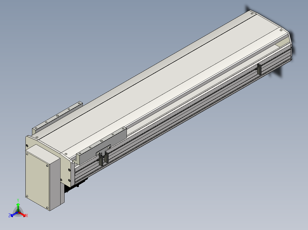Toyo东佑达直线模组-ETH22-750-BM-750W正等轴测图