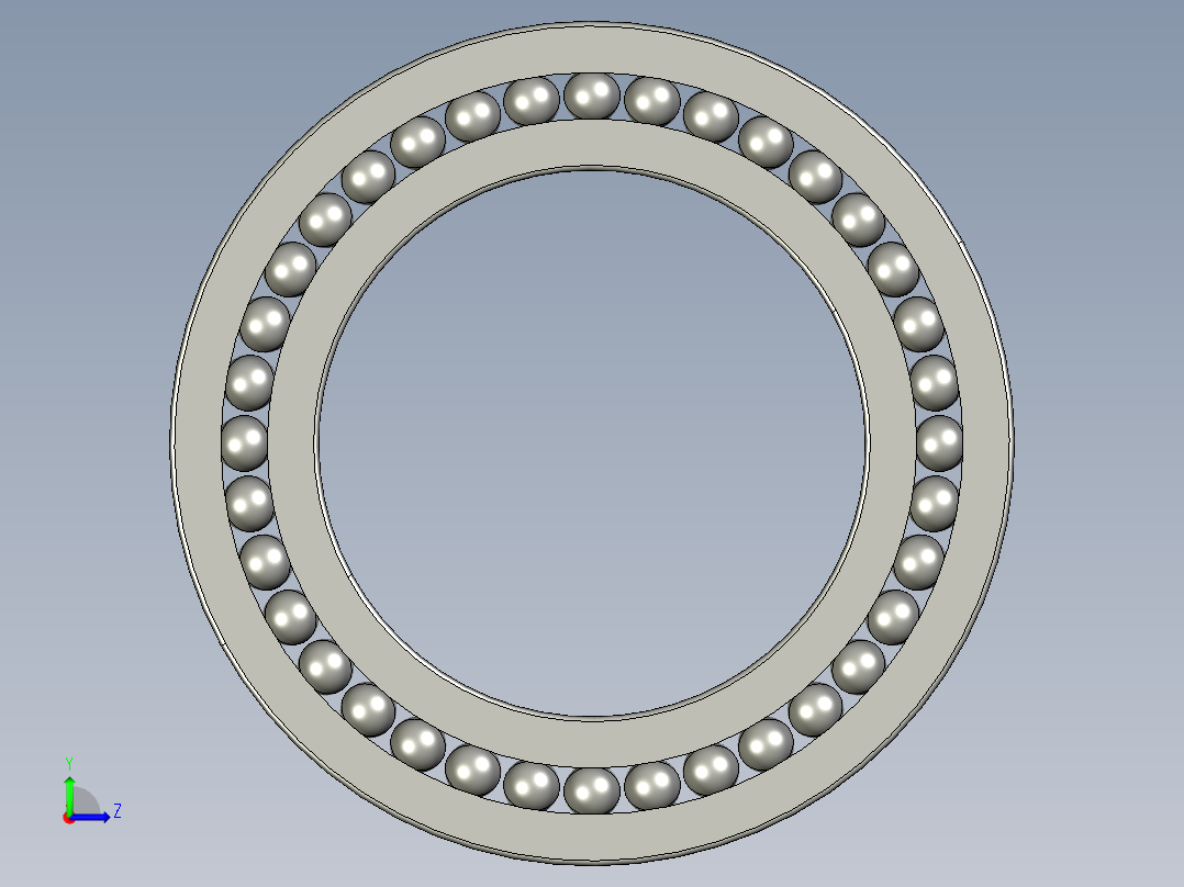深沟球轴承16022左视图