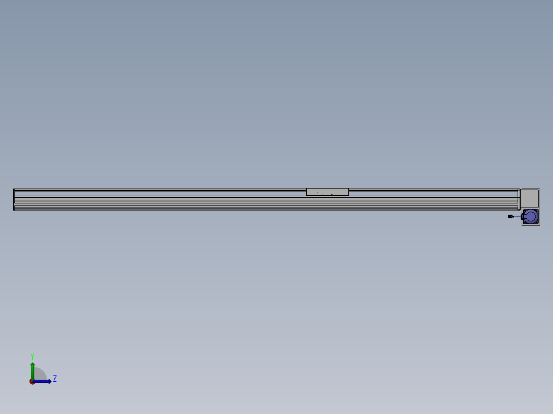 精密模组MT220-L150-2400-RD-M75-C4左视图