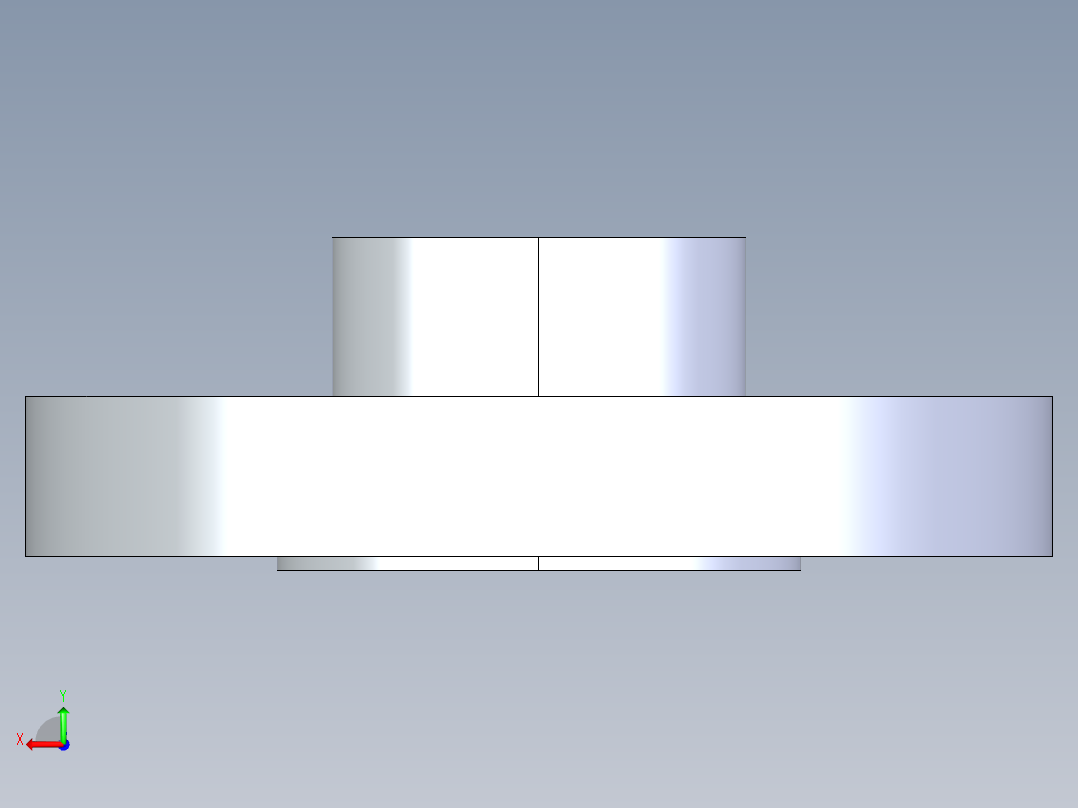 CPVC管件26-Sch80_Flange Vanstone_SOC_9854-010_1in后视图