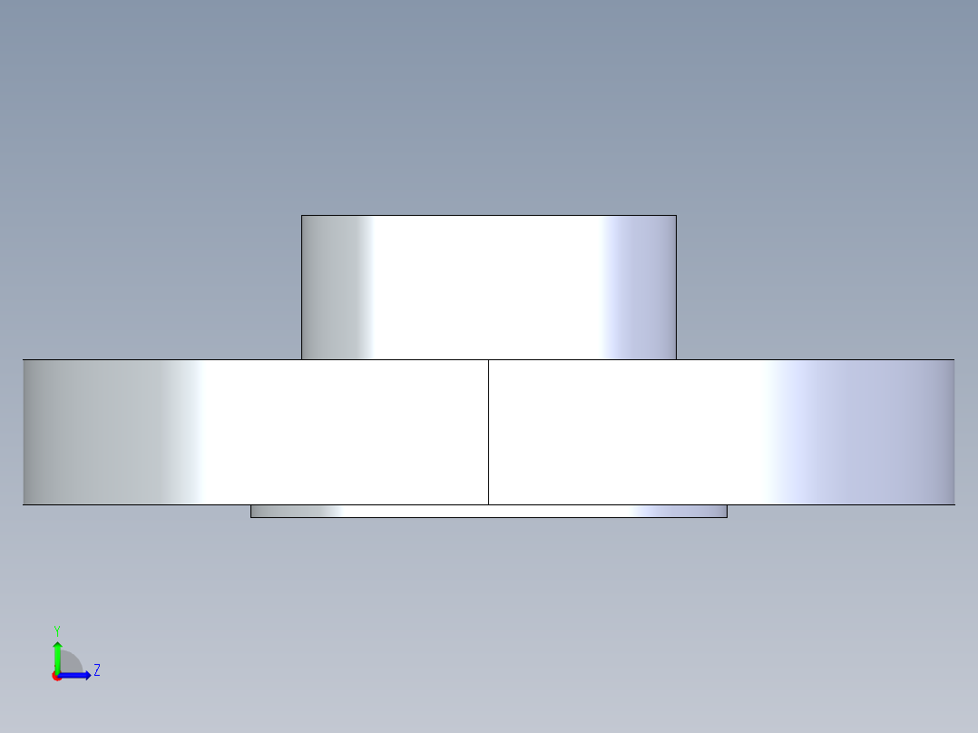 CPVC管件26-Sch80_Flange Vanstone_SOC_9854-010_1in左视图