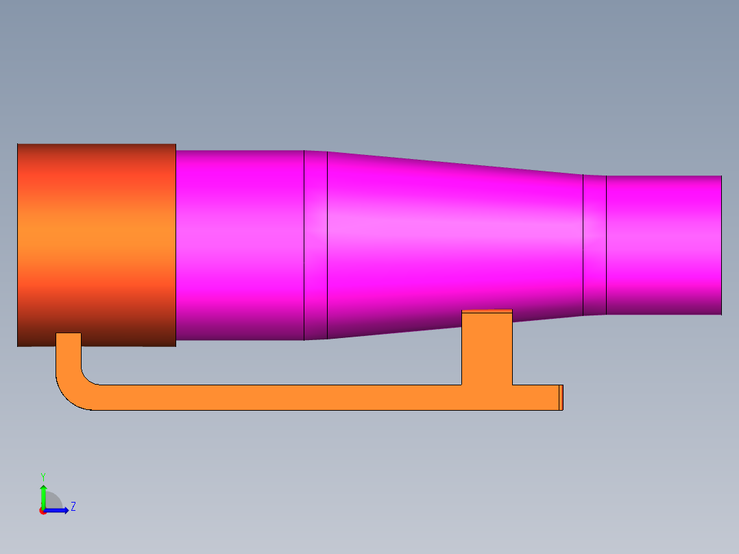 电子笔模型左视图