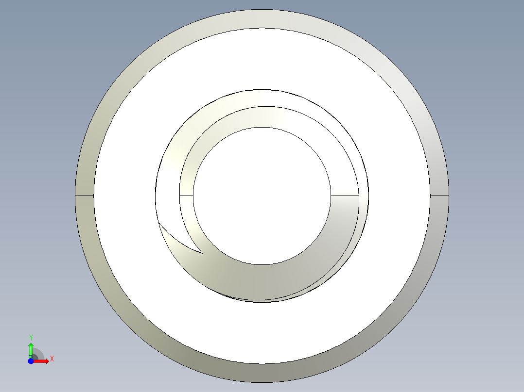 M4 x 0.7mm Thread 40mm LONG SOCKET HEAD CAP SCREW.IGS前视图