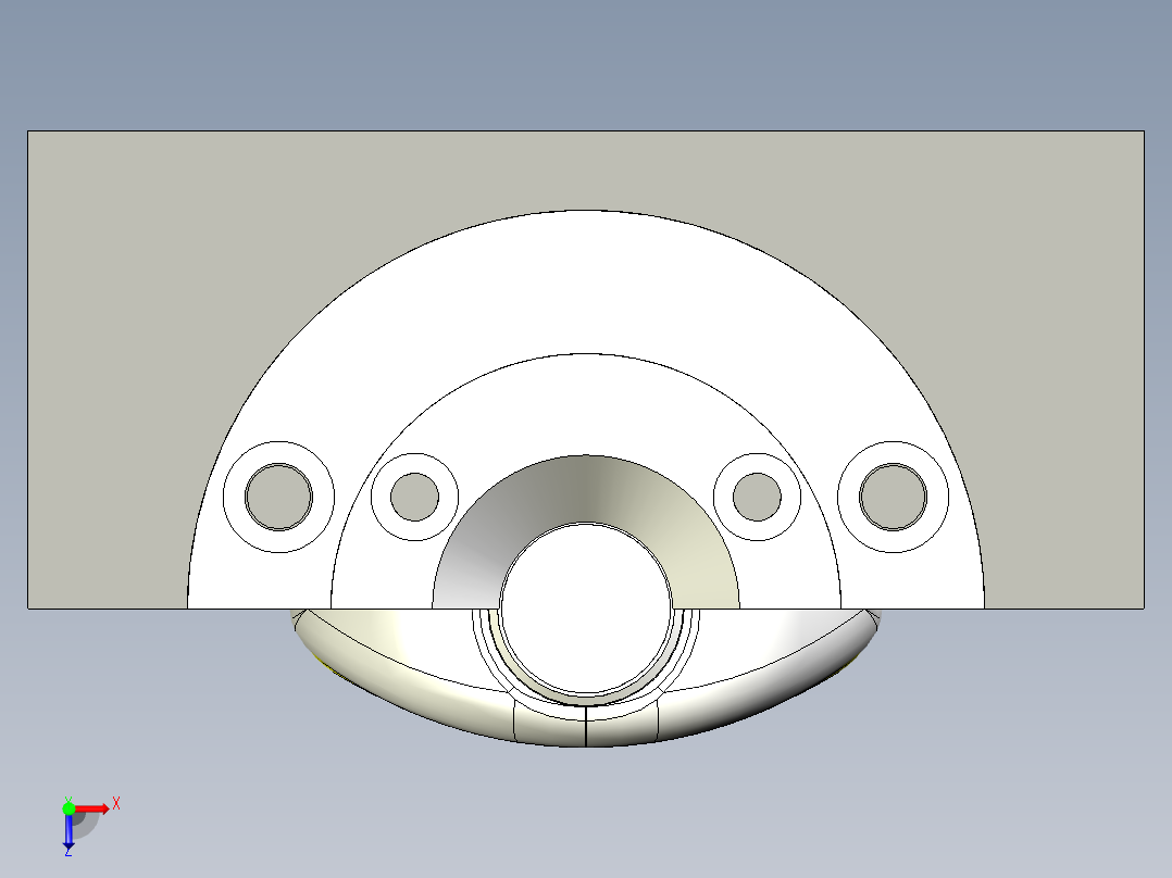 吹塑瓶250ml俯视图