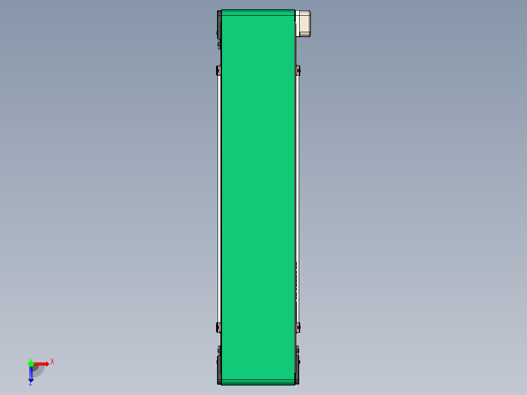LE-XC4040-右边驱动轻载皮带线-负载40kg俯视图