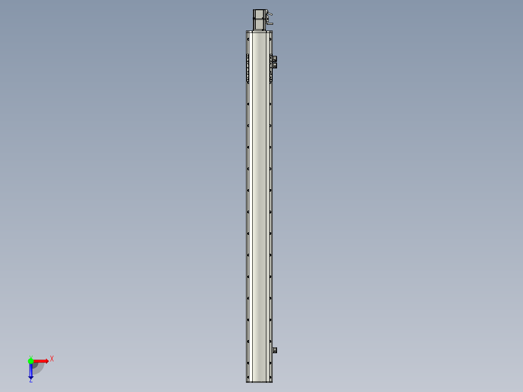半封闭丝杆滑台MT120BS.L#.1350.BC.P40.C3俯视图