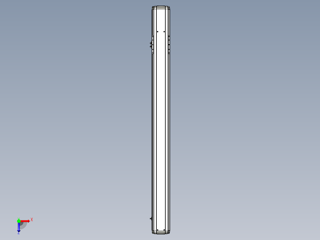 Toyo东佑达直线模组-ETH14-1300-M+煞車俯视图