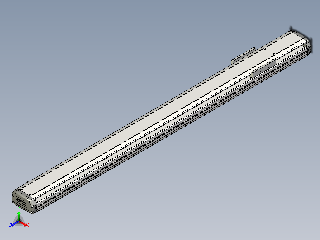 Toyo东佑达直线模组-ETH14-1300-M+煞車正等轴测图