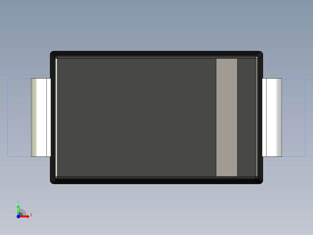 分立半导体元件封装-DO-214AC-DIOM5127X23N前视图