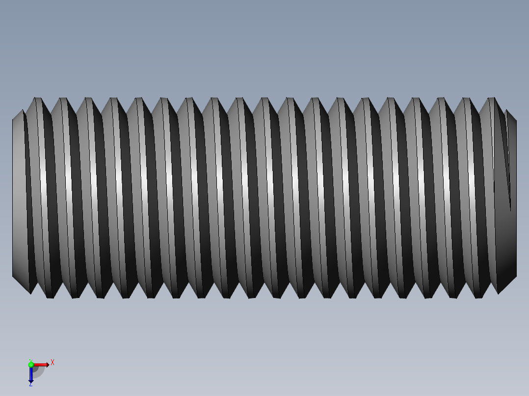 DIN 913-ISO 4026 固定螺钉-M16 L=40.SLDPRT俯视图