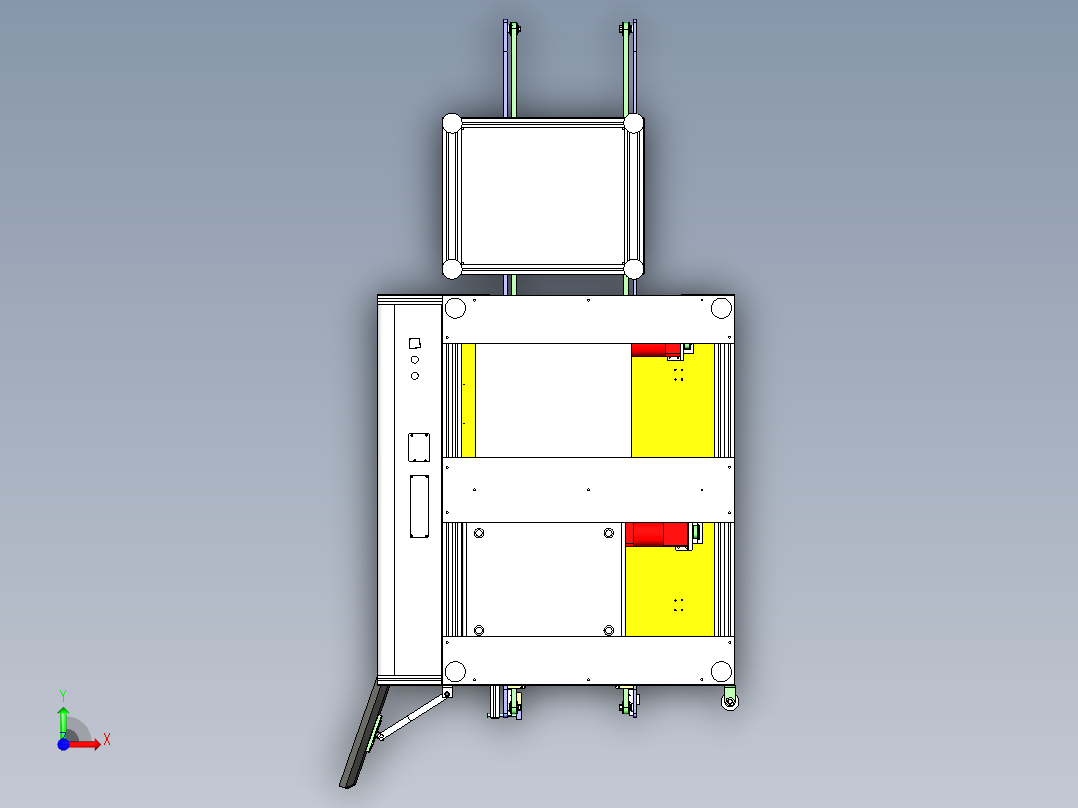 一台经典的LED测试机前视图