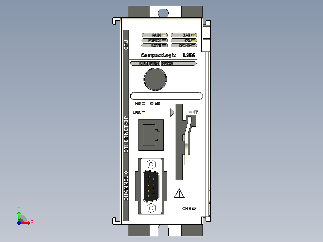 A-B CompactLogix 1769-L35E PLC处理器前视图