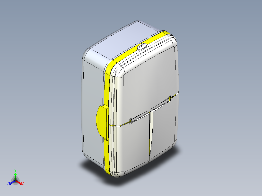 饭盒正等轴测图