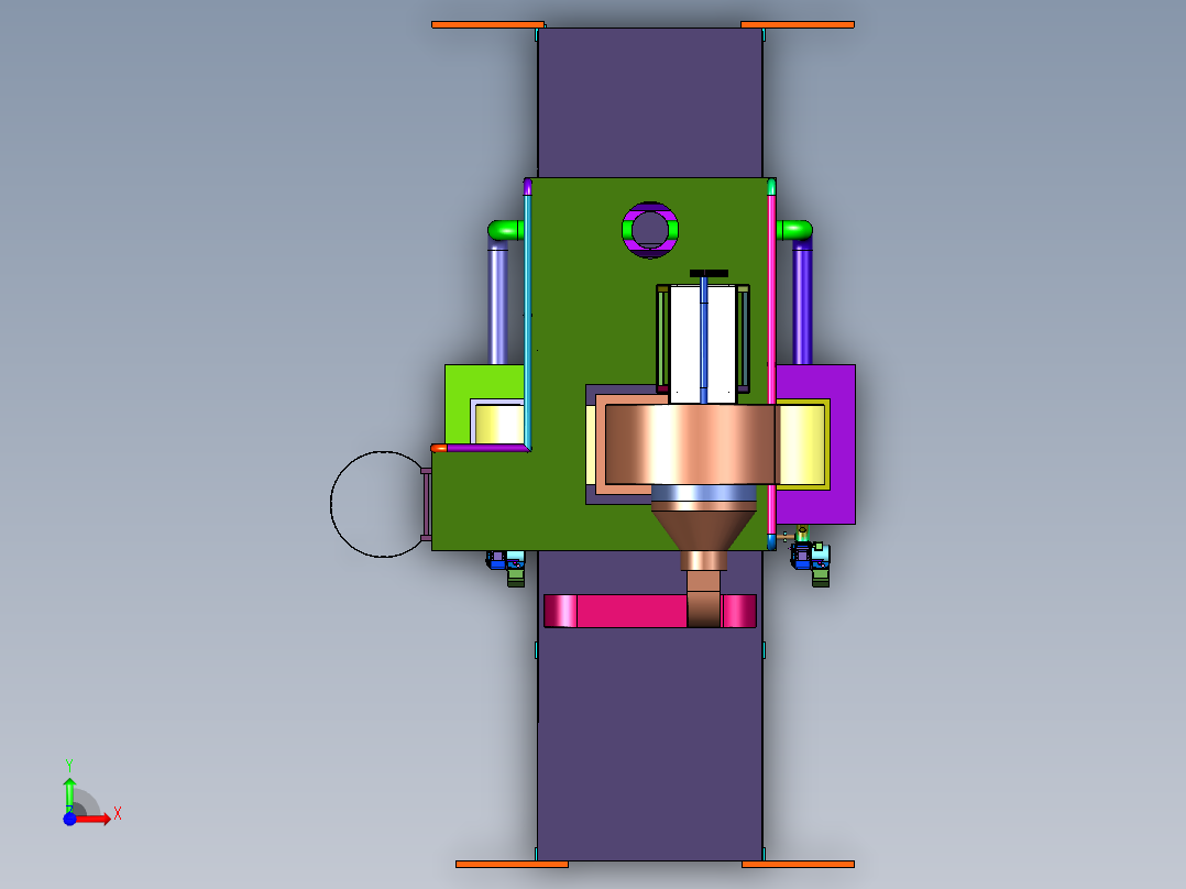 集装箱式医用无尘车间前视图