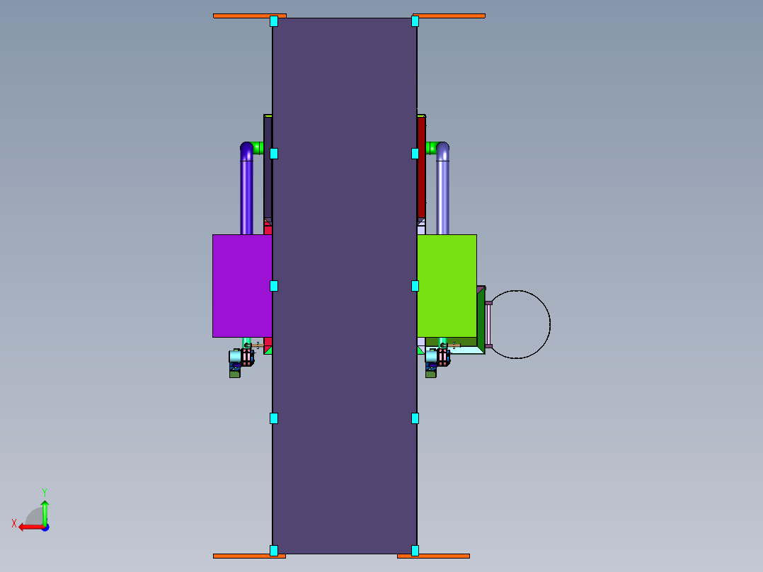 集装箱式医用无尘车间后视图