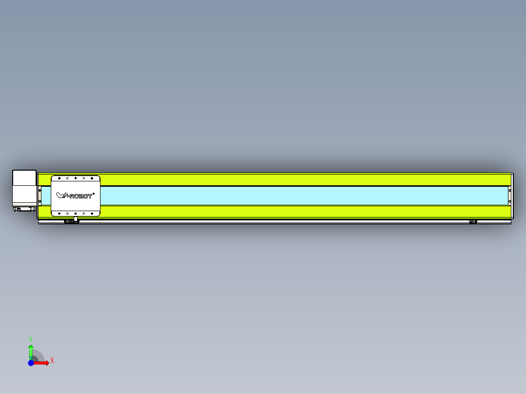 威洛博VBC同步带传动一无尘环境VBC17-L45-S1450-BRD-ZP75-C3前视图