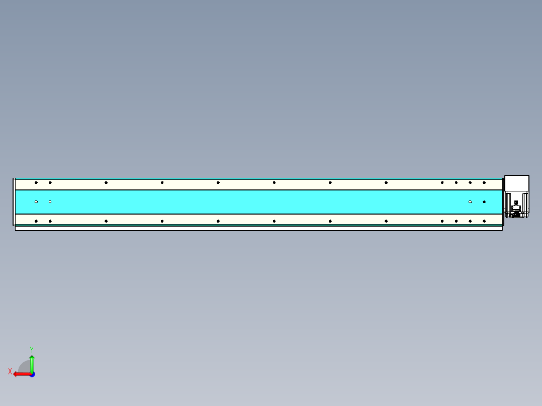 威洛博VBC同步带传动一无尘环境VBC17-L45-S1450-BRD-ZP75-C3后视图