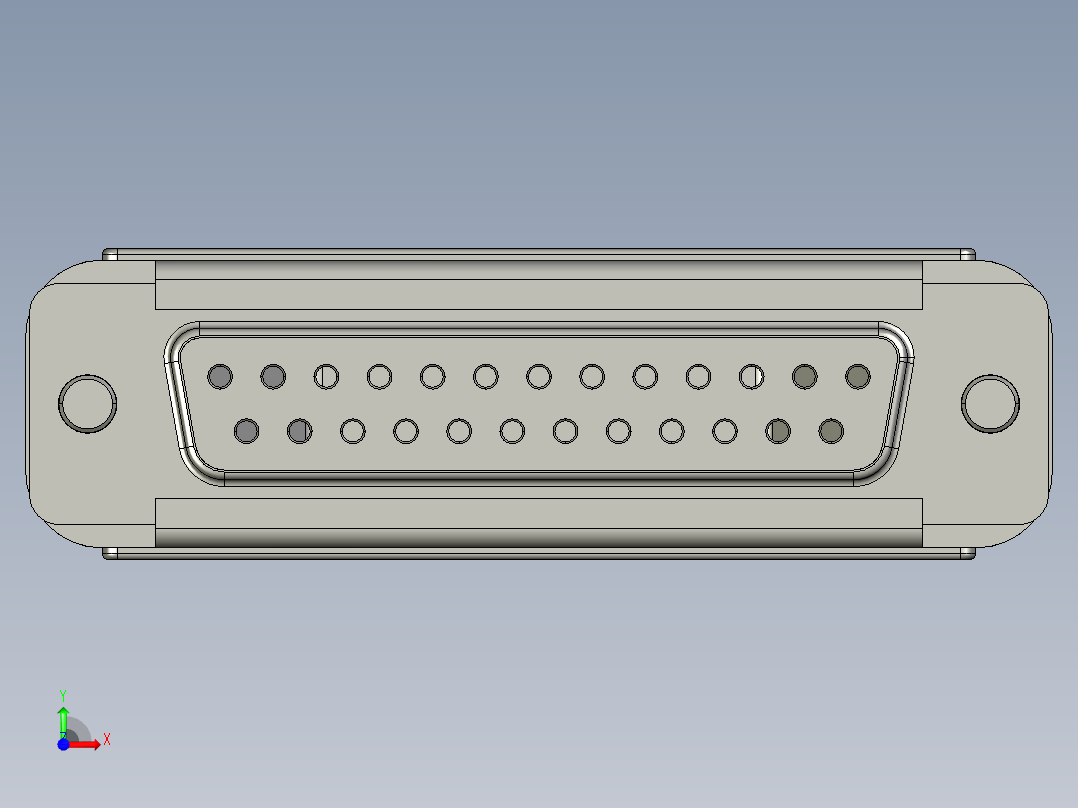 DB25 雌性 LPT 打印机线缆 11前视图