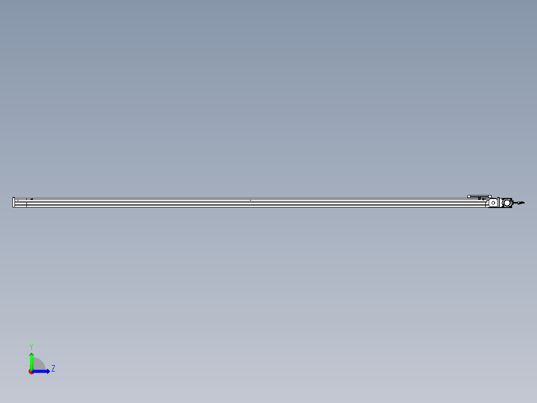 威洛博LB.GB同步带传动--欧规系列LB6A-L65-S3100-BL左视图