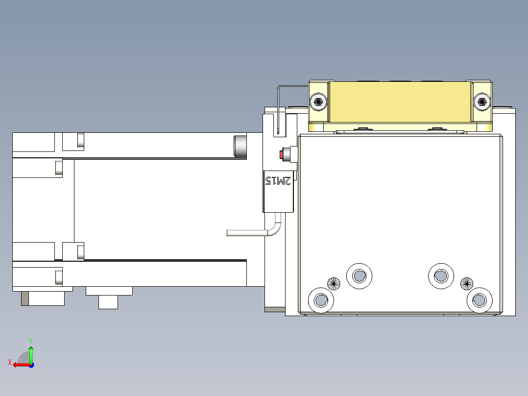 Toyo东佑达直线模组-M80M-S-X102-5600-L-M40-C4后视图