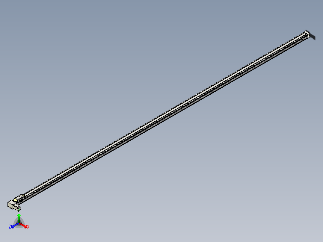 Toyo东佑达直线模组-M80M-S-X102-5600-L-M40-C4正等轴测图