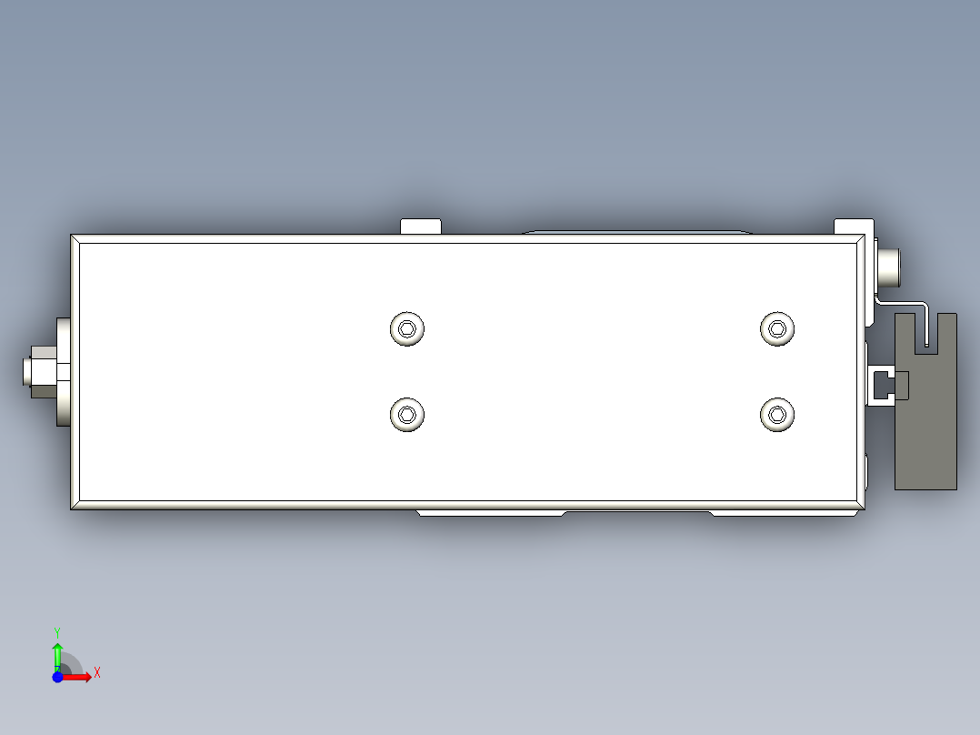 Toyo东佑达直线模组-ETH10-400-BR-100W前视图