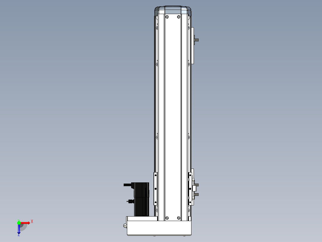 Toyo东佑达直线模组-ETH10-400-BR-100W俯视图