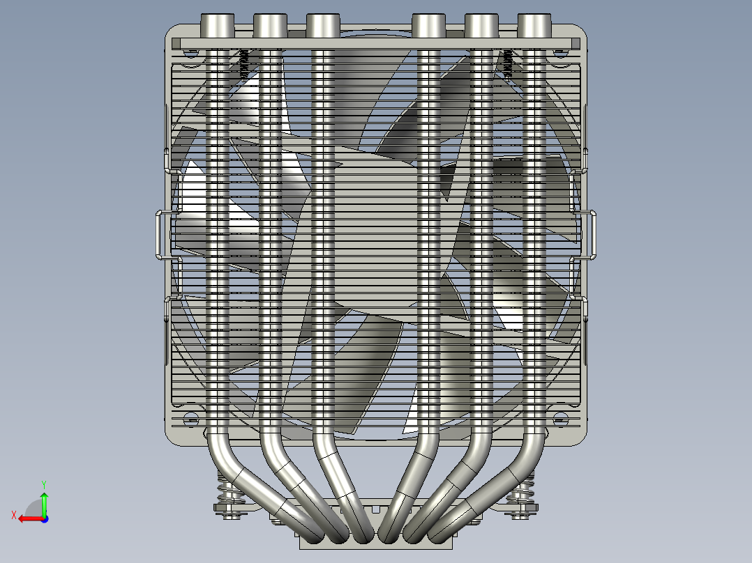ID-冷却 SE - 206 - XT后视图