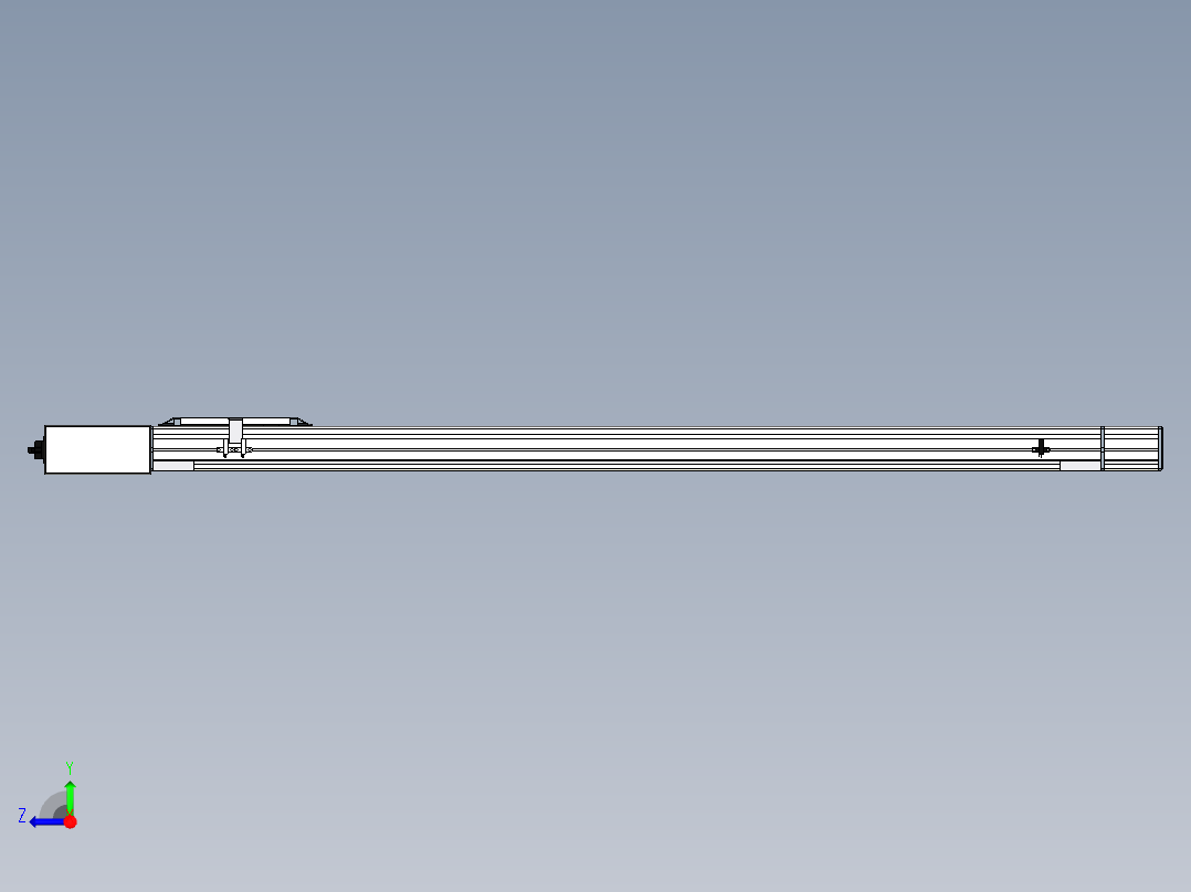 Toyo东佑达直线模组-M65-S-1150-R-M40-C4右视图