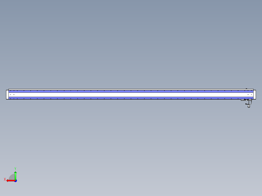 威洛博VL系列直线电机模组-VL14S2-S3450后视图