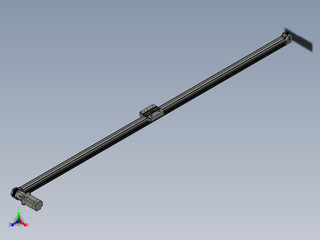 模组FPB45-L2000-L正等轴测图