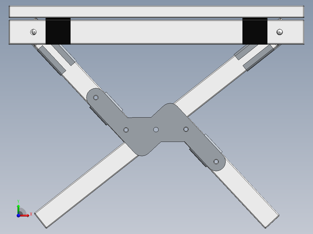 木制野营桌前视图