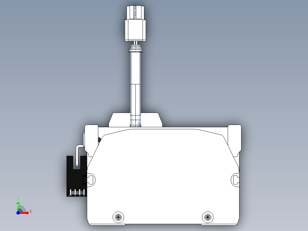 东锦丝杆传动-直线滑台模组DH102-C-L10-S100-BC-P400W-C3前视图