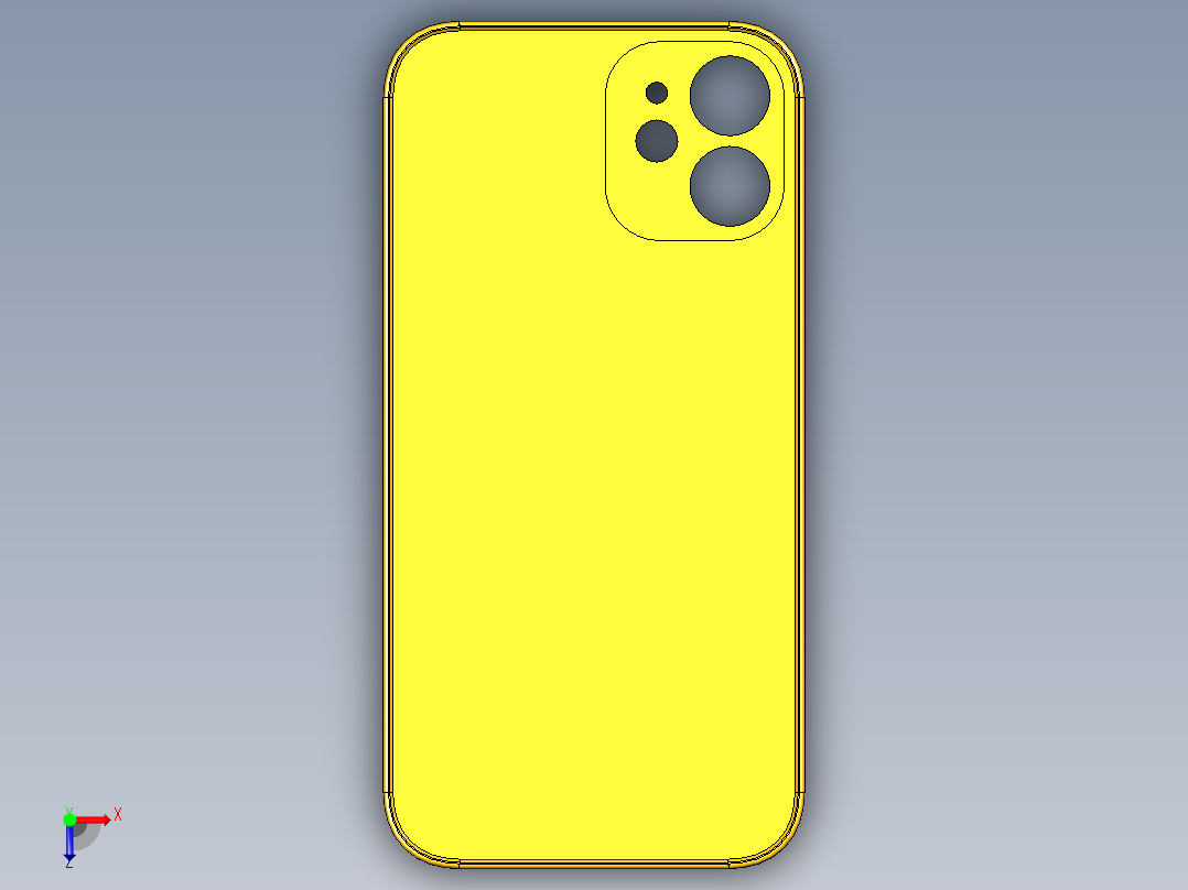 Phone 12 迷你超薄保护壳俯视图