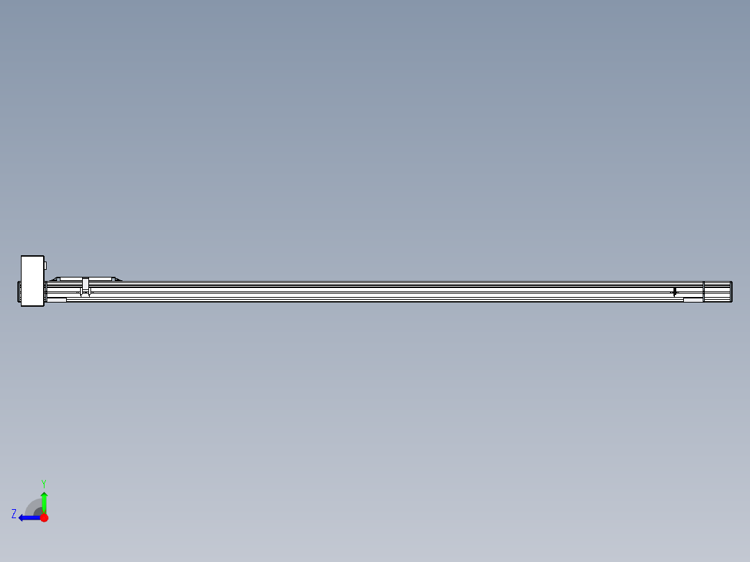 Toyo东佑达直线模组-M65-S-1800-RU-T40-C4右视图