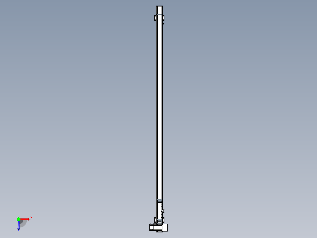 Toyo东佑达直线模组-M65-S-1800-RU-T40-C4俯视图