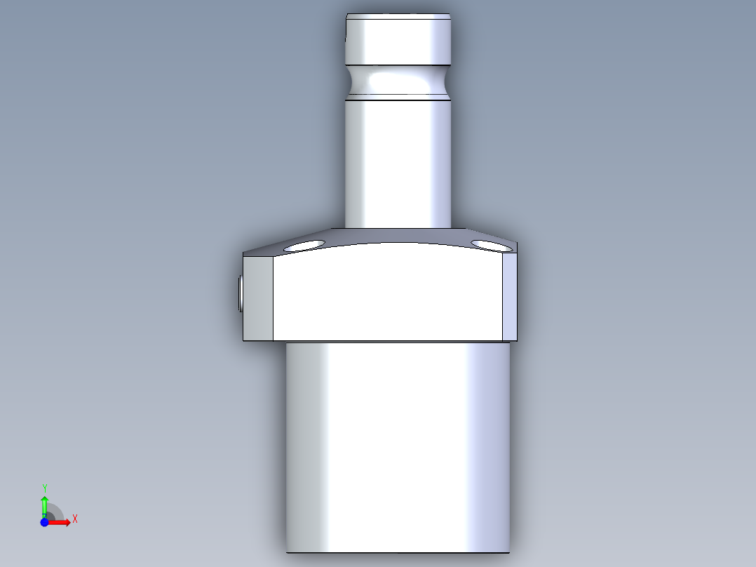KOSMEKLHA0750-GR-F多系列多零件图纸模型前视图