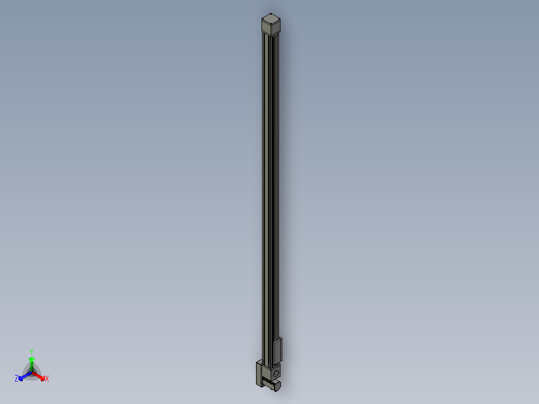 欧规系列-GB8-L96-S2500-BL-P40-MS3正等轴测图