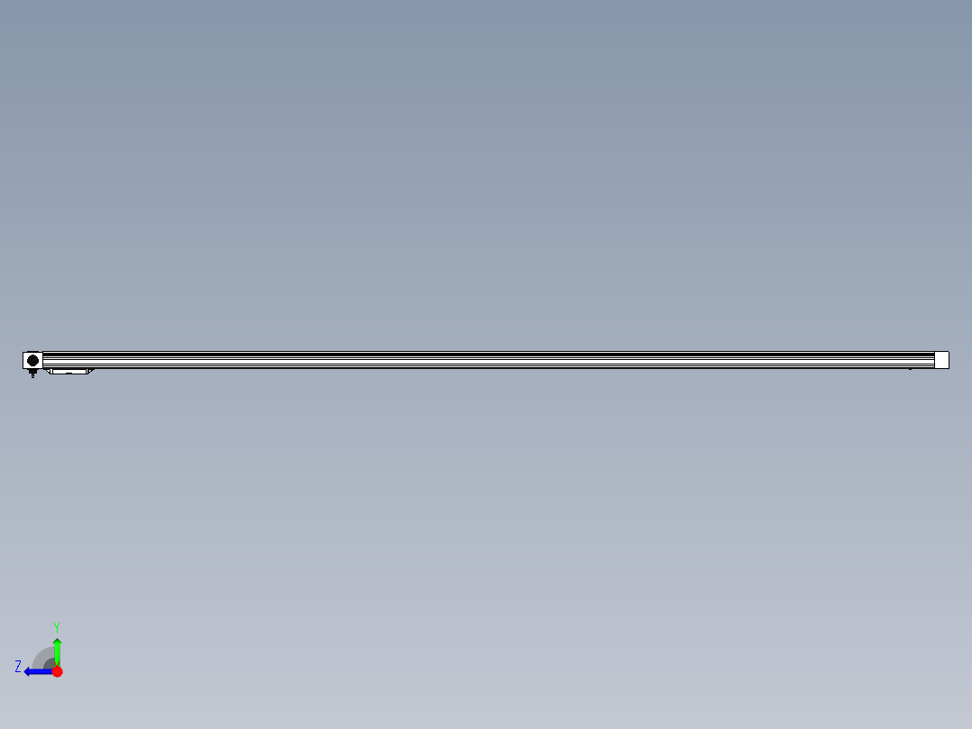 Toyo东佑达直线模组-M65M-X78-3000-L-M40-C4右视图