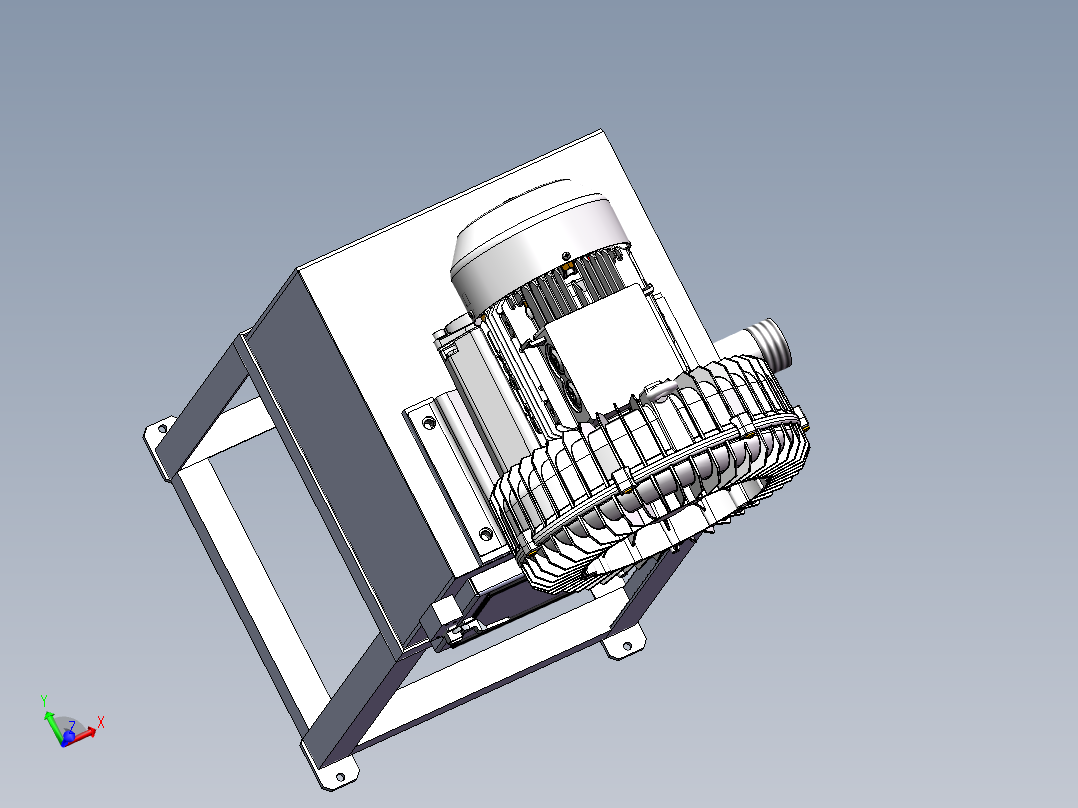 冲压废料收集装置S18设计主视图