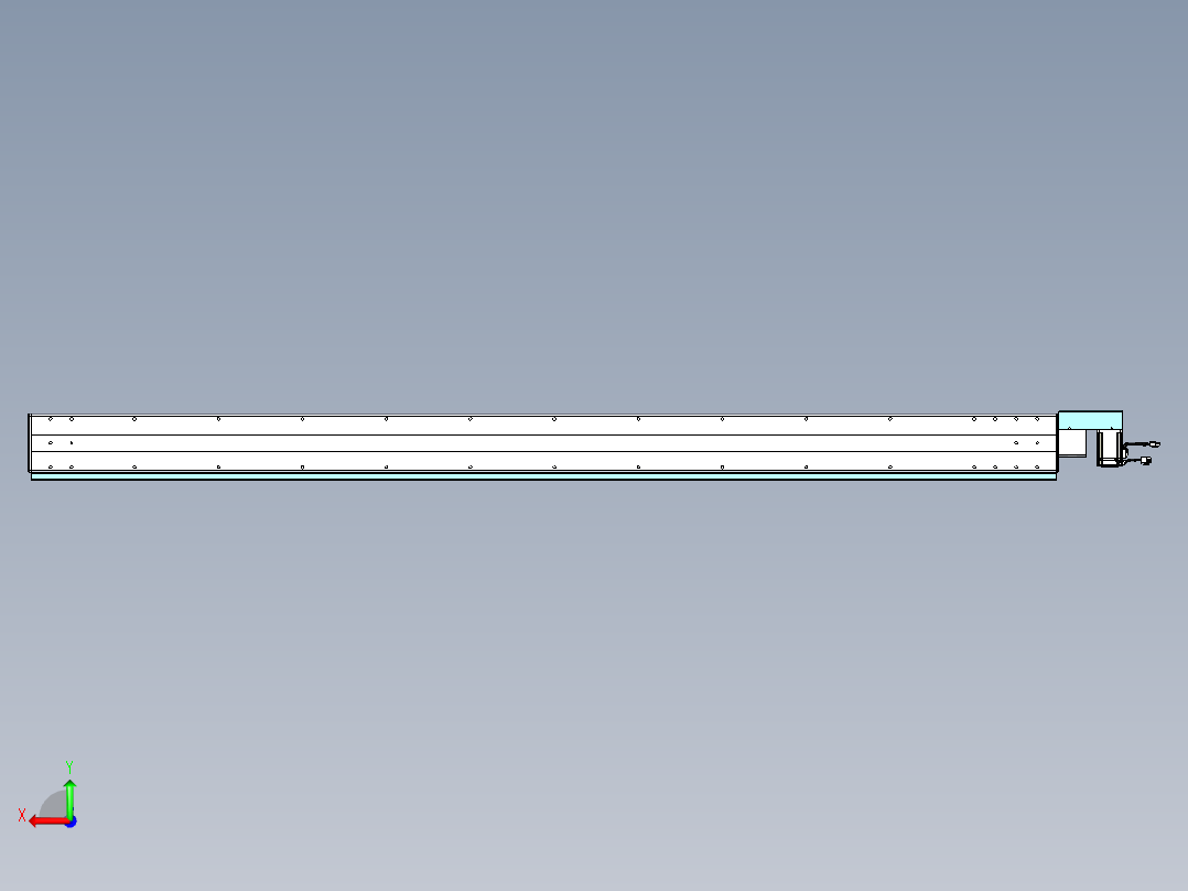 威洛博VBC同步带传动一无尘环境VBC14-L45-S2150-BR-ZP40-C3后视图