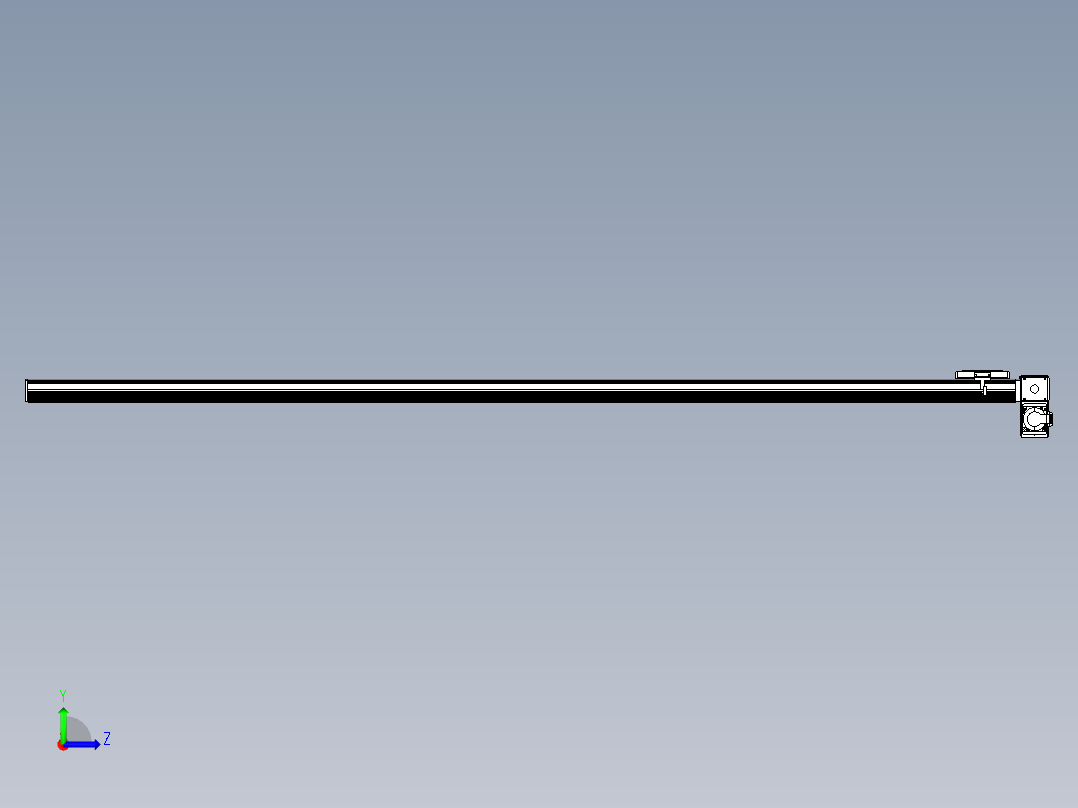 同步带全封闭直线模组TPA-HCB-105D-90-L2200-RP-Y-P20-N3左视图